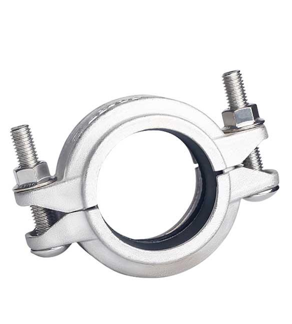 Stainless steel coupling clamp from the handbook