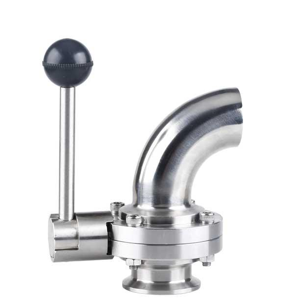 elbow butterfly valve from the supplied handbook