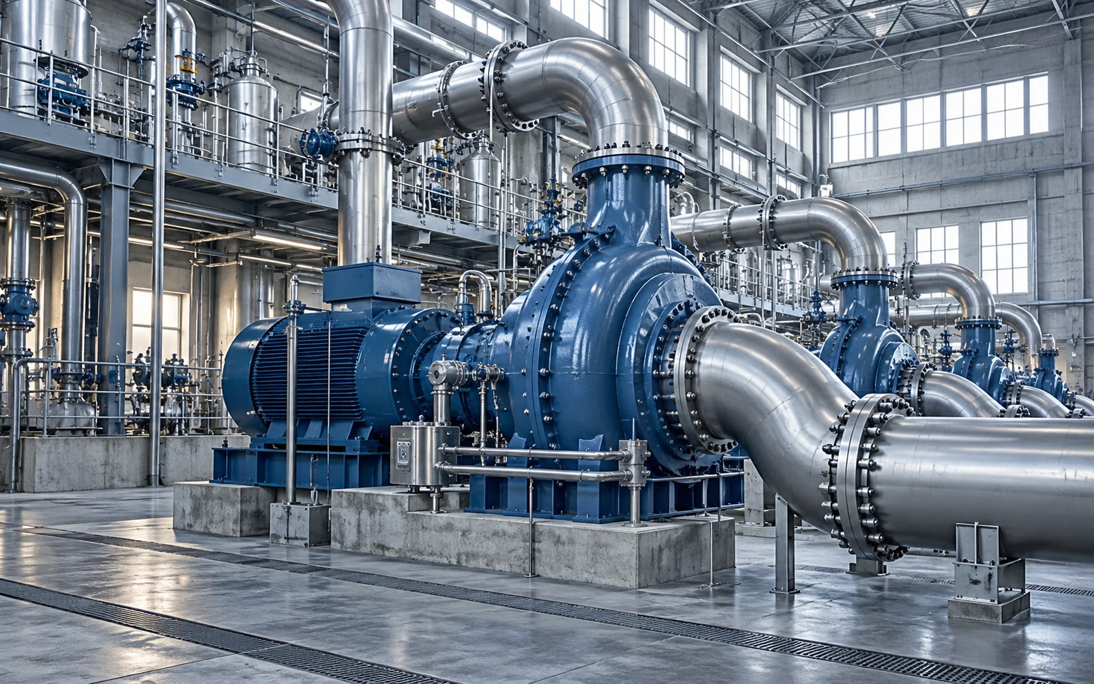 Illustrative power industry scene