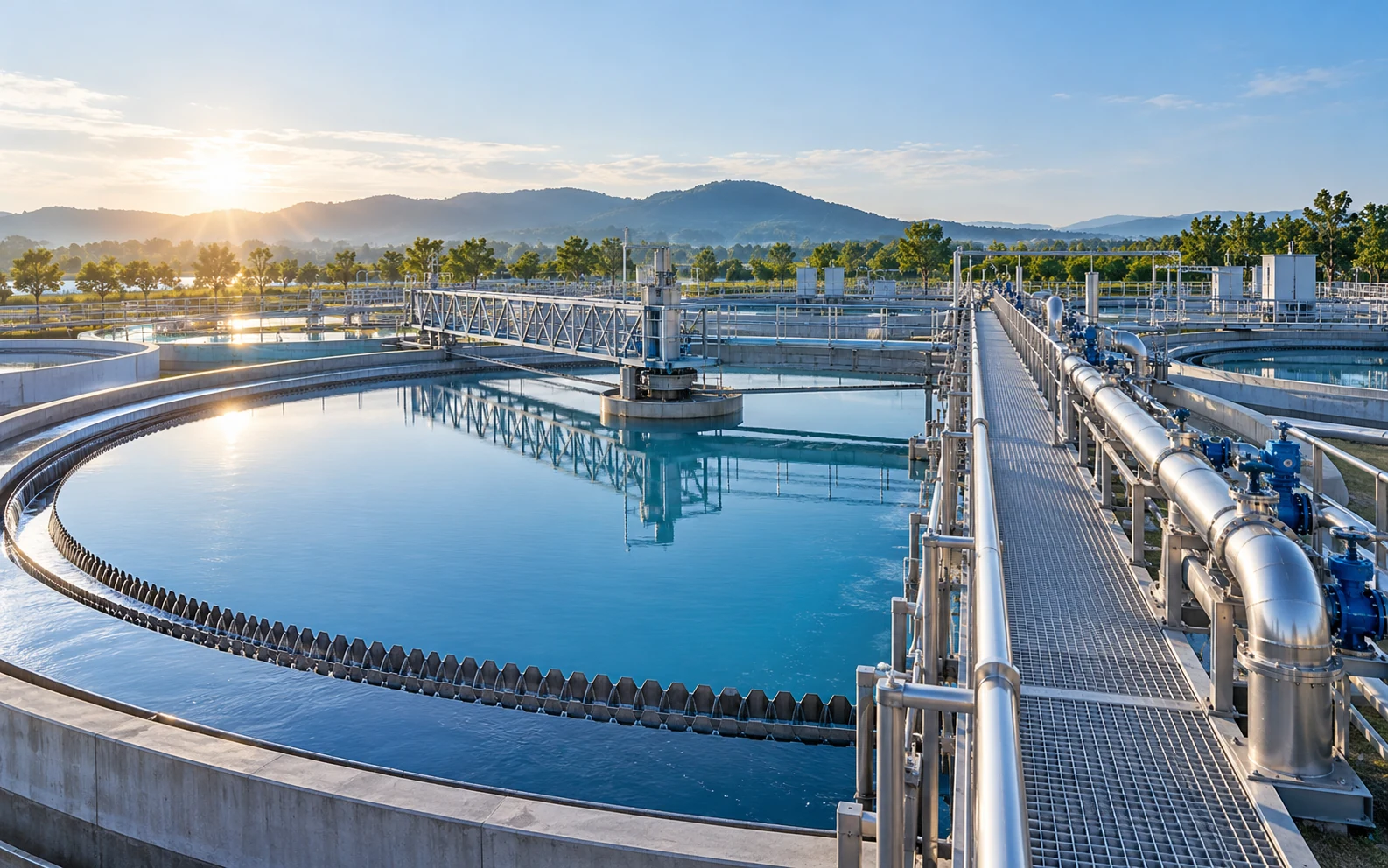 Illustrative water industry scene