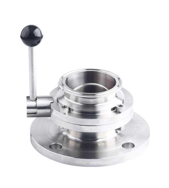 Clamp-to-Flange Butterfly Valve