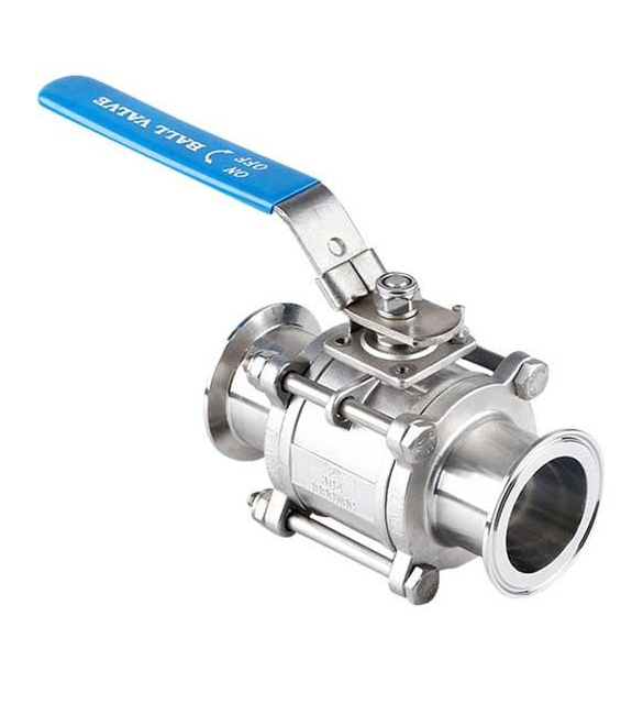 Three-Piece Clamp Ball Valve